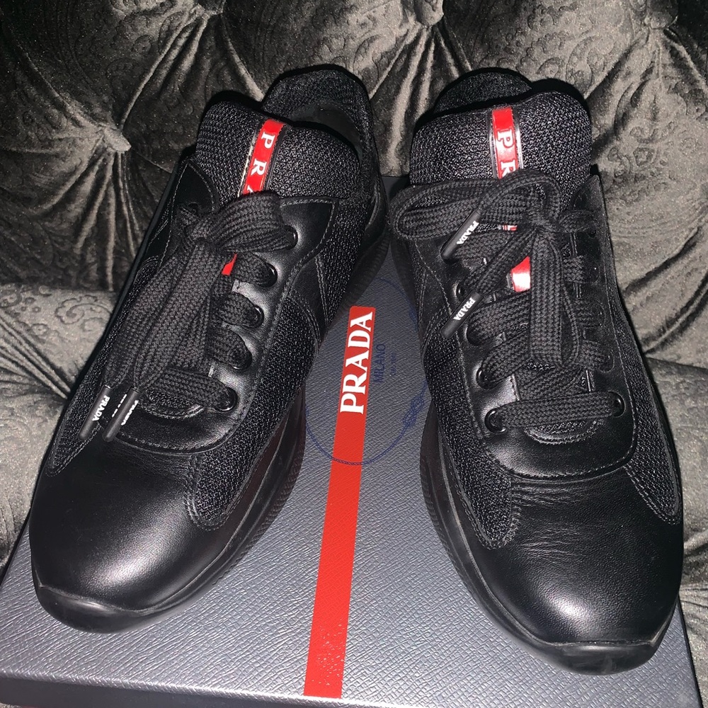 Women Prada sneakers.